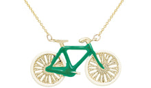 Load image into Gallery viewer, BICI PISTACHIO GREEN NECKLACE
