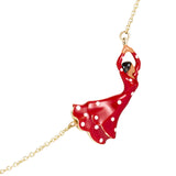 BAILAORA RED NECKLACE