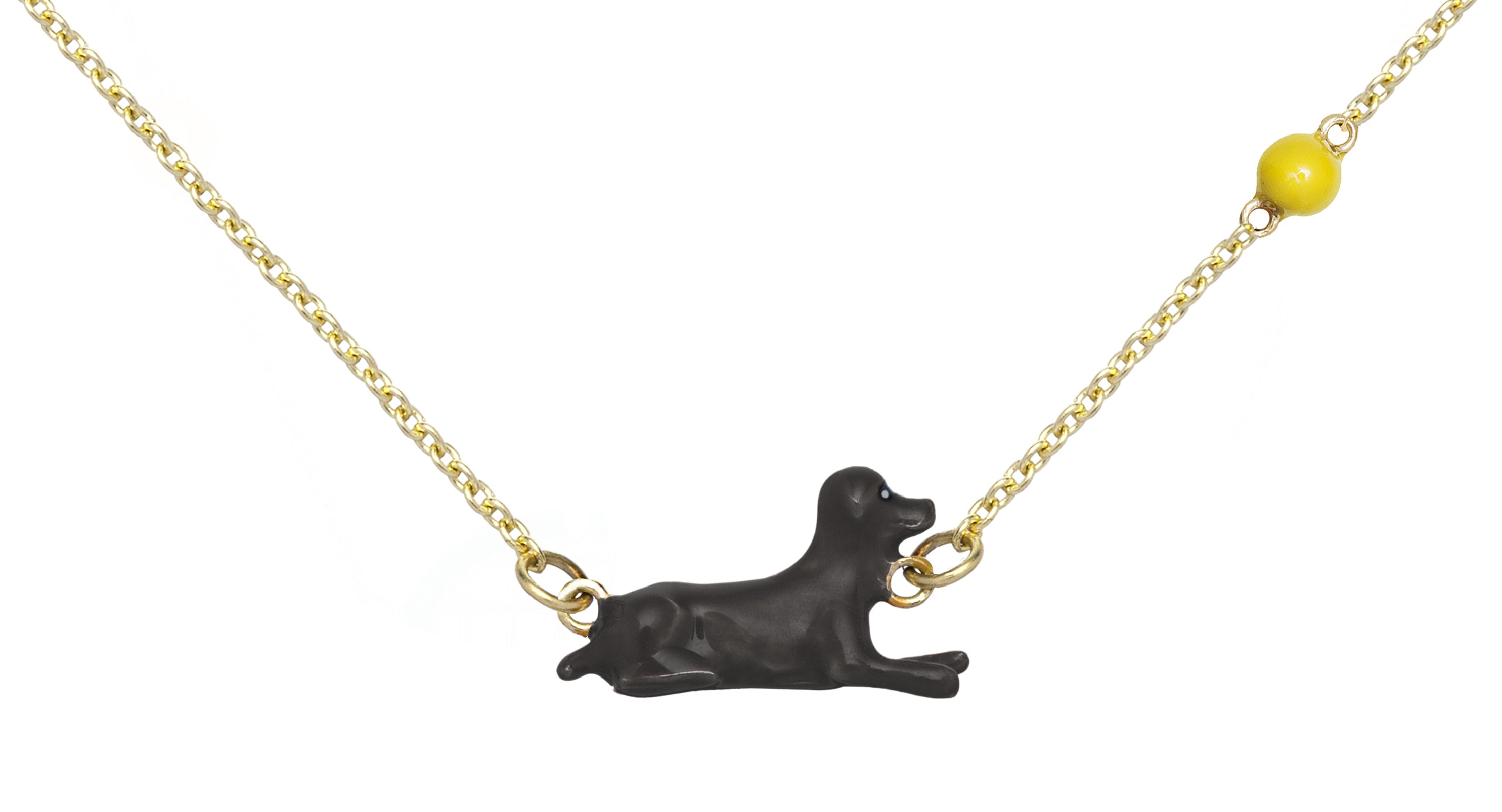 Buy 14K Solid GOLD Tiny LABRADOR RETRIEVER Necklace personalized 14K Gold  Labrador Retriever Necklace: Crafted for Canine Enthusiasts Online in India  - Etsy