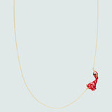 BAILAORA RED NECKLACE