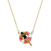 Load image into Gallery viewer, FLOTADORA PINK NECKLACE
