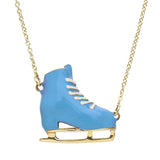 ICE SKATE BLUE NECKLACE