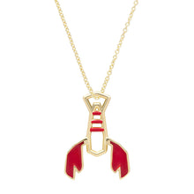 Load image into Gallery viewer, LANGOSTA ENAMEL NECKLACE
