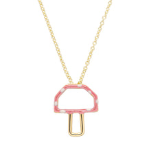 Load image into Gallery viewer, MUSHROOM PINK NECKLACE
