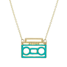 Load image into Gallery viewer, ESTEREO ENAMEL BLUE NECKLACE
