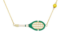 Load image into Gallery viewer, TENNIS PELOTA PISTACHIO GREEN NECKLACE
