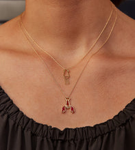 Load image into Gallery viewer, LANGOSTA ENAMEL ZAFIRO AZUL NECKLACE
