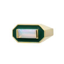 Load image into Gallery viewer, DECO MAXI BAGUETTE OPAL RING
