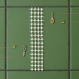 TENNIS PELOTA PISTACHIO GREEN NECKLACE