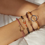 MIAU ENAMEL BIGOTES CORD BRACELET