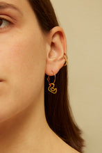 Load image into Gallery viewer, PATITO ENAMEL YELLOW EARRING CIRCLE

