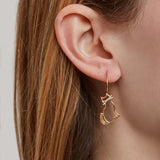 MIAU ENAMEL BIGOTES EARRING CIRCLE