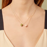L'AMANITA GREEN + RED NECKLACE
