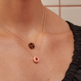 DONUT RASPBERRY FILLED NECKLACE