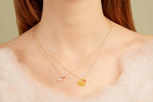 Load image into Gallery viewer, PATITO ENAMEL WHITE NECKLACE

